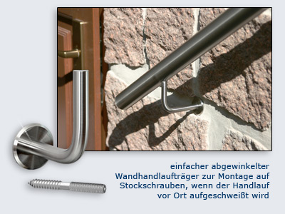 einfacher Wandhandlaufträger